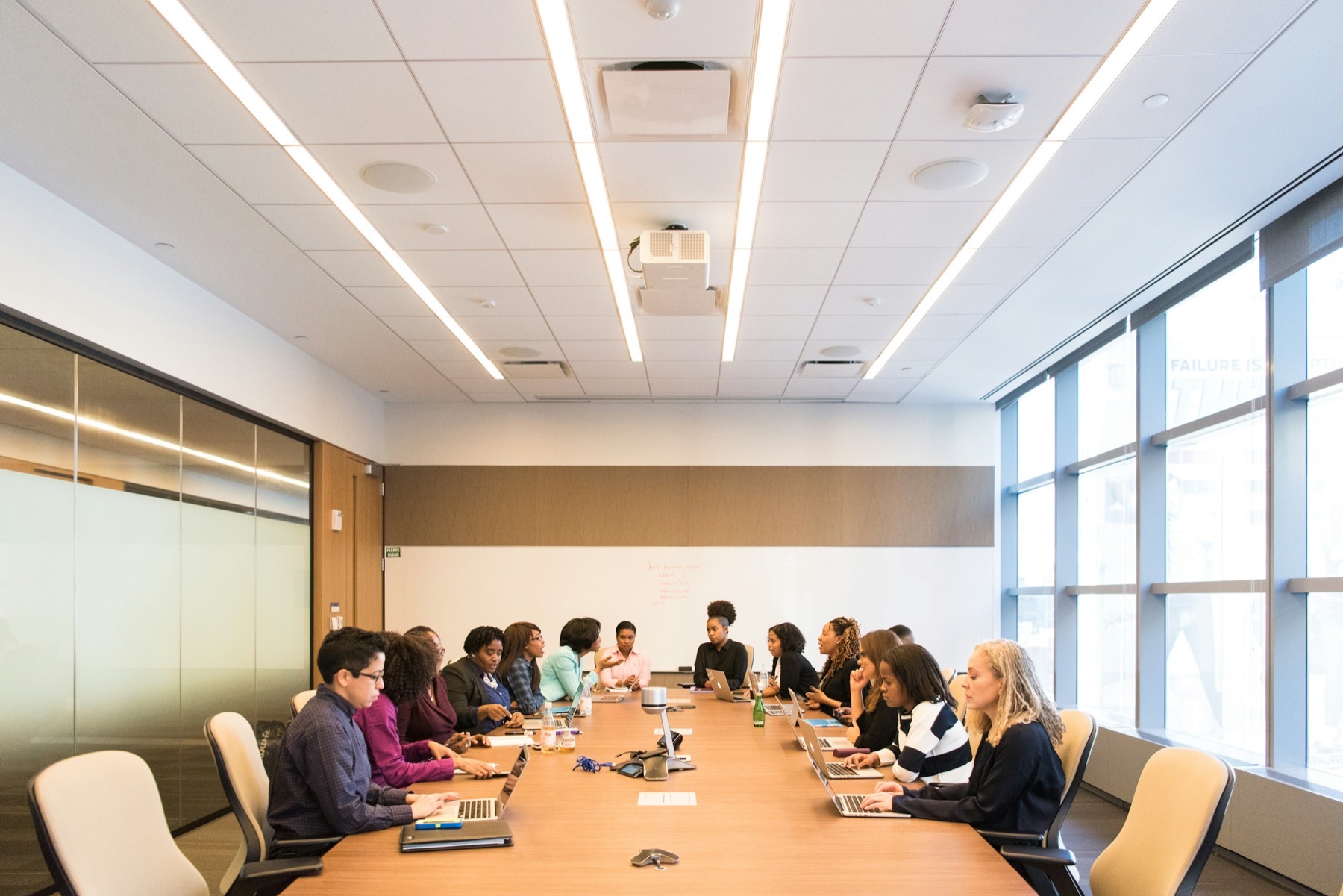 A leadership team working through a real conversation together